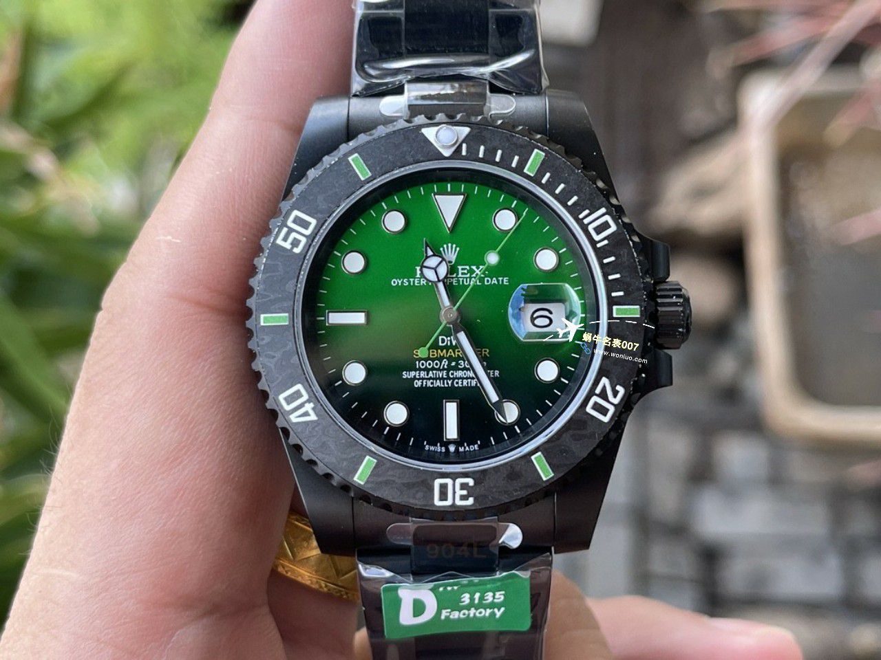 DIW Submariner PARAKEET 新品 copy customized 款 Rolex SUB水鬼 / R791