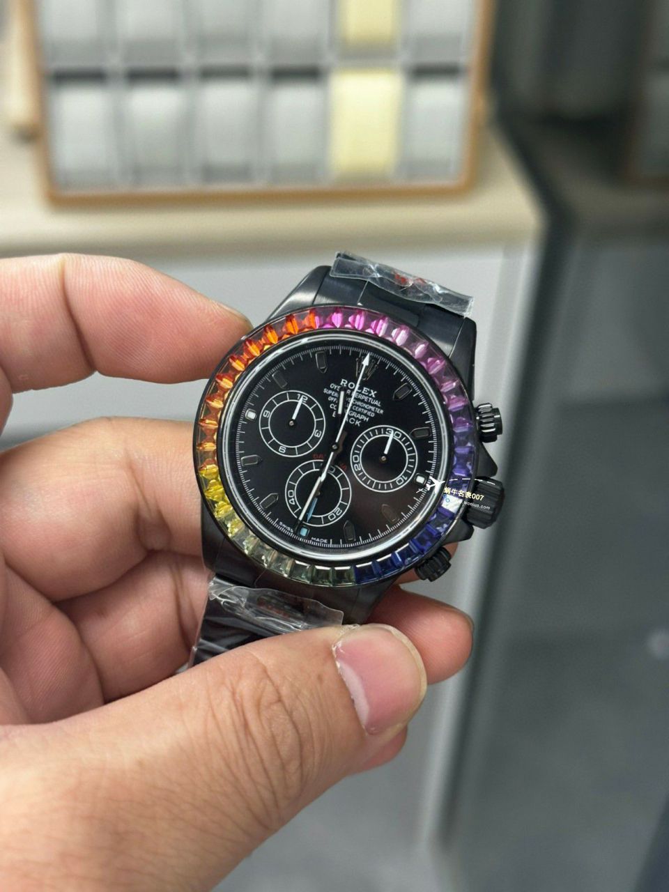N Factory  top  Rolex 全 Composite 粉红 Ditongna 4130 Movement  / R772