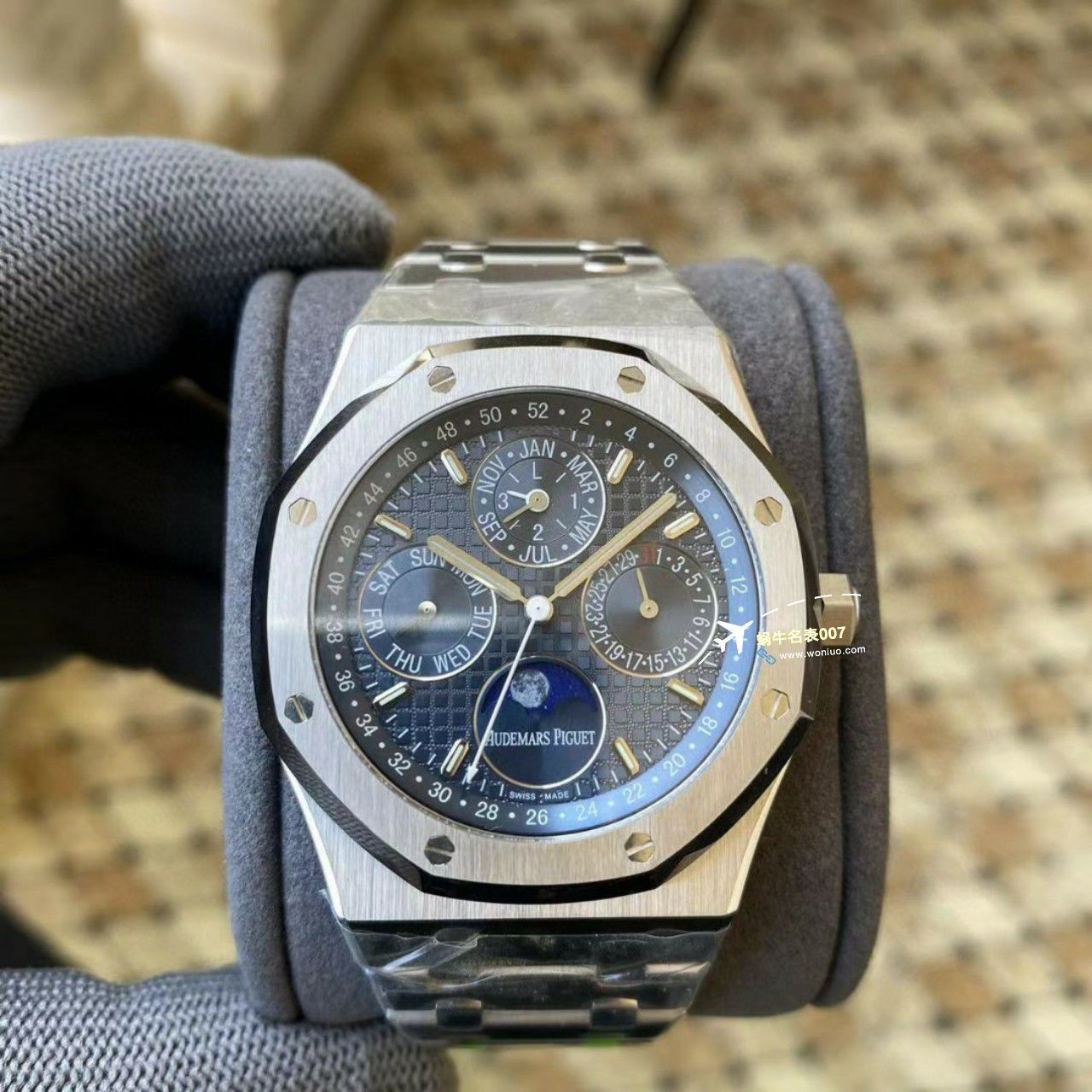 APS Factory Audemars Piguet 万年历26574PT.OO.1220PT.01，26574BA.OO.1220BA.01，26574ST.OO.1220ST.03一比一复刻高仿手表 / AP262