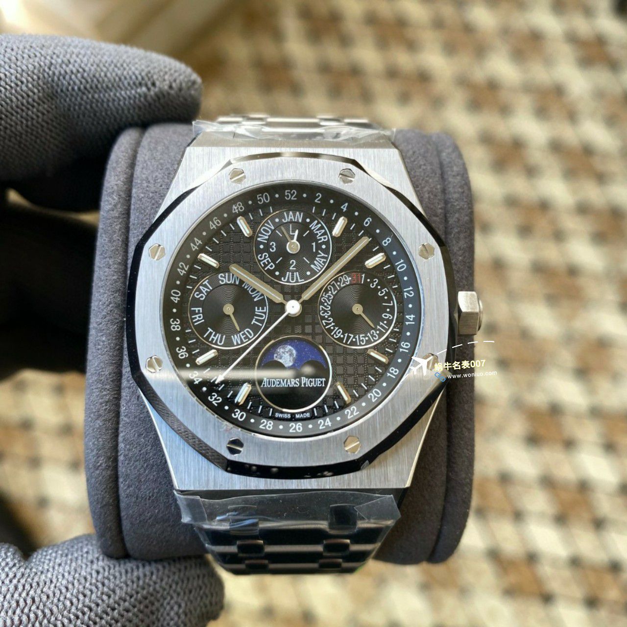 APS Factory Audemars Piguet 万年历26574PT.OO.1220PT.01，26574BA.OO.1220BA.01，26574ST.OO.1220ST.03一比一复刻高仿手表 / AP262