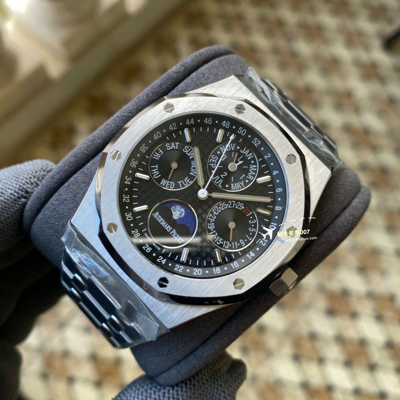 APS Factory Audemars Piguet 万年历26574PT.OO.1220PT.01，26574BA.OO.1220BA.01，26574ST.OO.1220ST.03一比一复刻高仿手表 / AP262