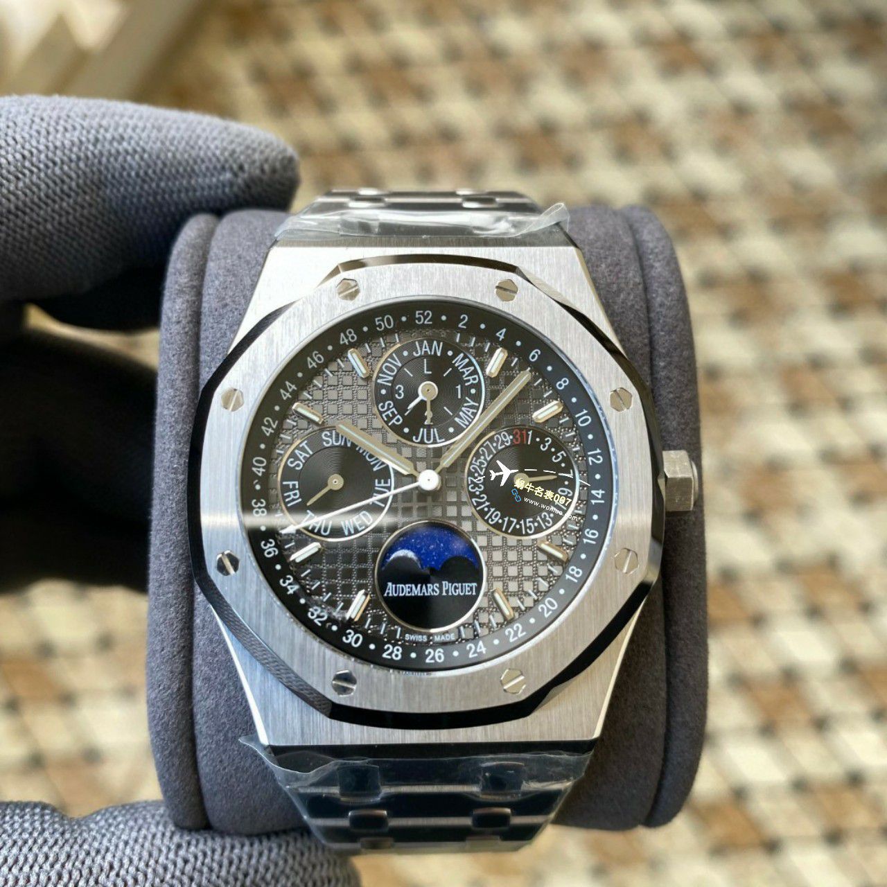 APS Factory Audemars Piguet 万年历26574PT.OO.1220PT.01，26574BA.OO.1220BA.01，26574ST.OO.1220ST.03一比一复刻高仿手表 / AP262