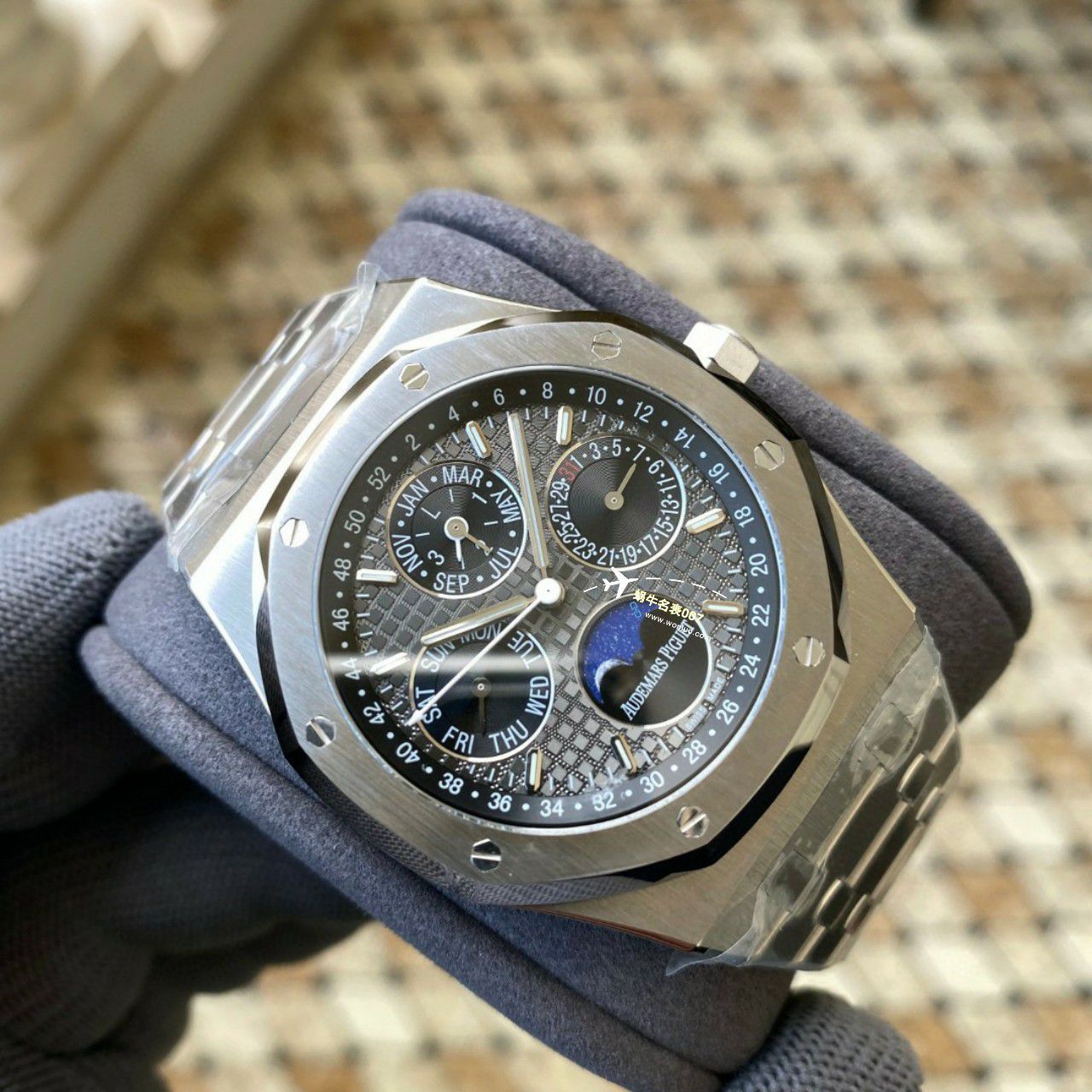 APS Factory Audemars Piguet 万年历26574PT.OO.1220PT.01，26574BA.OO.1220BA.01，26574ST.OO.1220ST.03一比一复刻高仿手表 / AP262