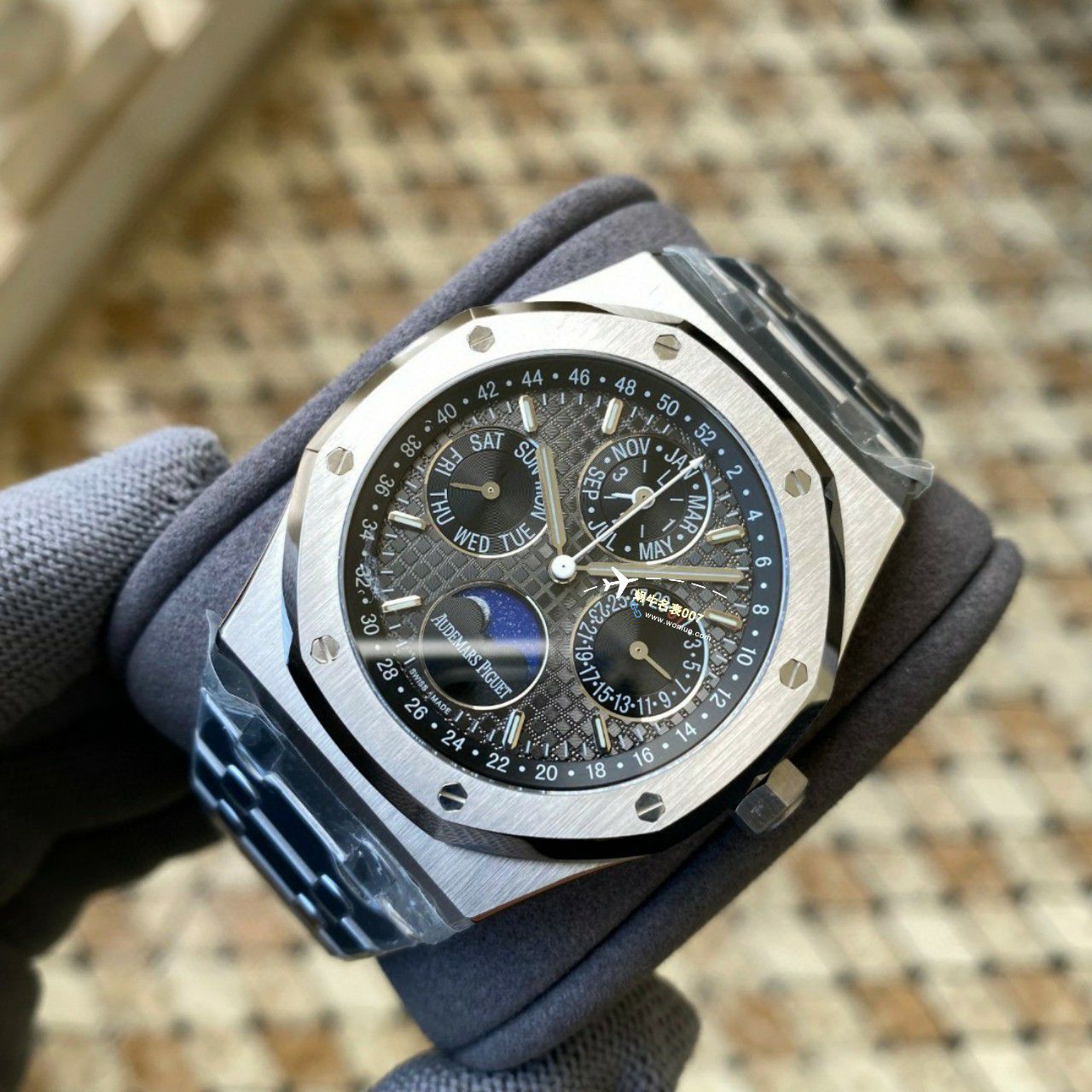 APS Factory Audemars Piguet 万年历26574PT.OO.1220PT.01，26574BA.OO.1220BA.01，26574ST.OO.1220ST.03一比一复刻高仿手表 / AP262