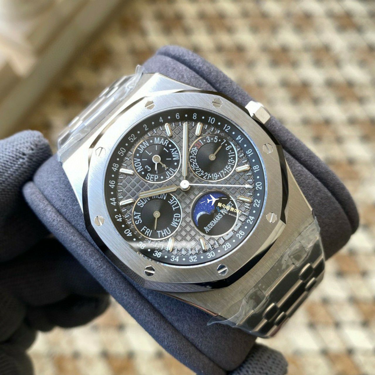 APS Factory Audemars Piguet 万年历26574PT.OO.1220PT.01，26574BA.OO.1220BA.01，26574ST.OO.1220ST.03一比一复刻高仿手表 / AP262