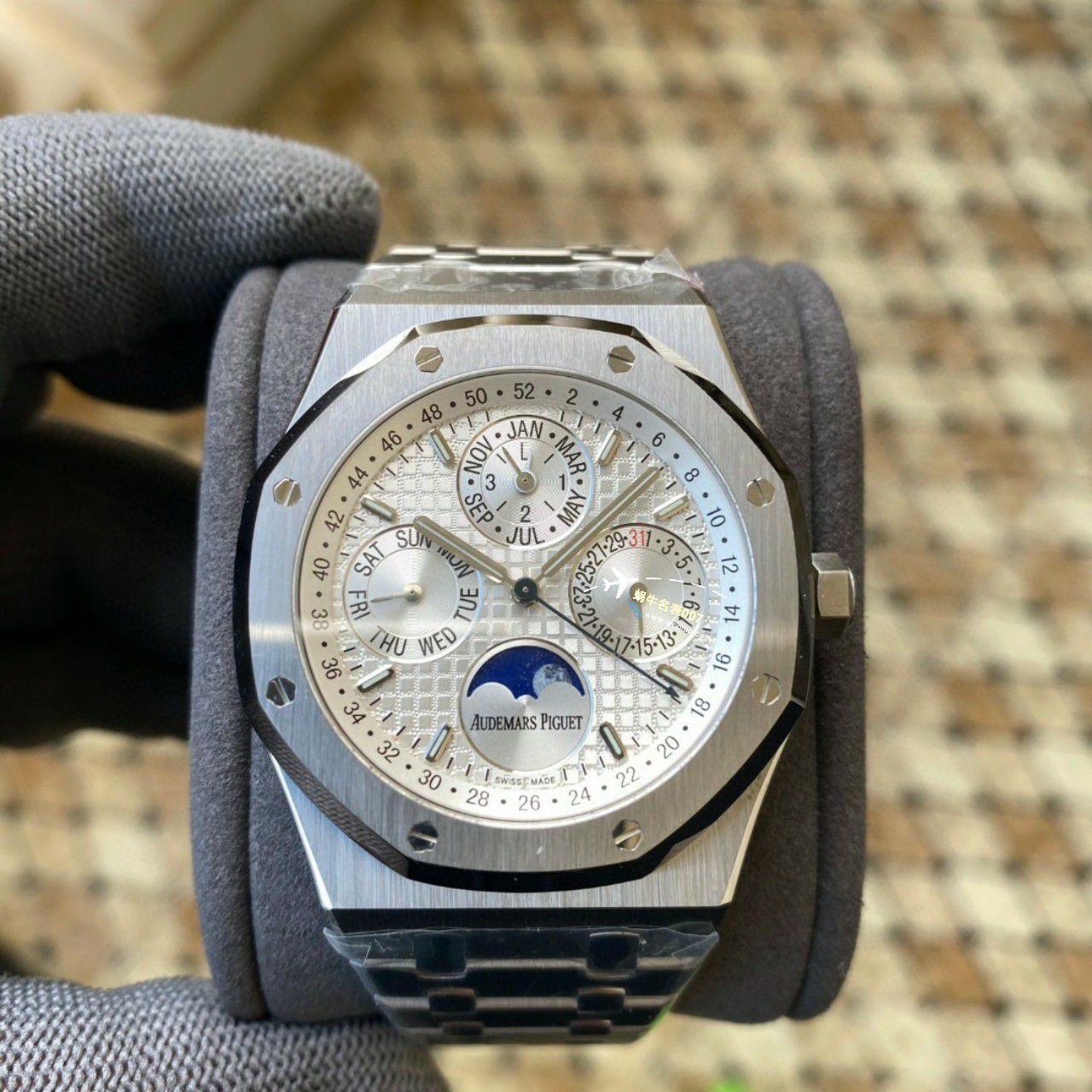APS Factory Audemars Piguet 万年历26574PT.OO.1220PT.01，26574BA.OO.1220BA.01，26574ST.OO.1220ST.03一比一复刻高仿手表 / AP262