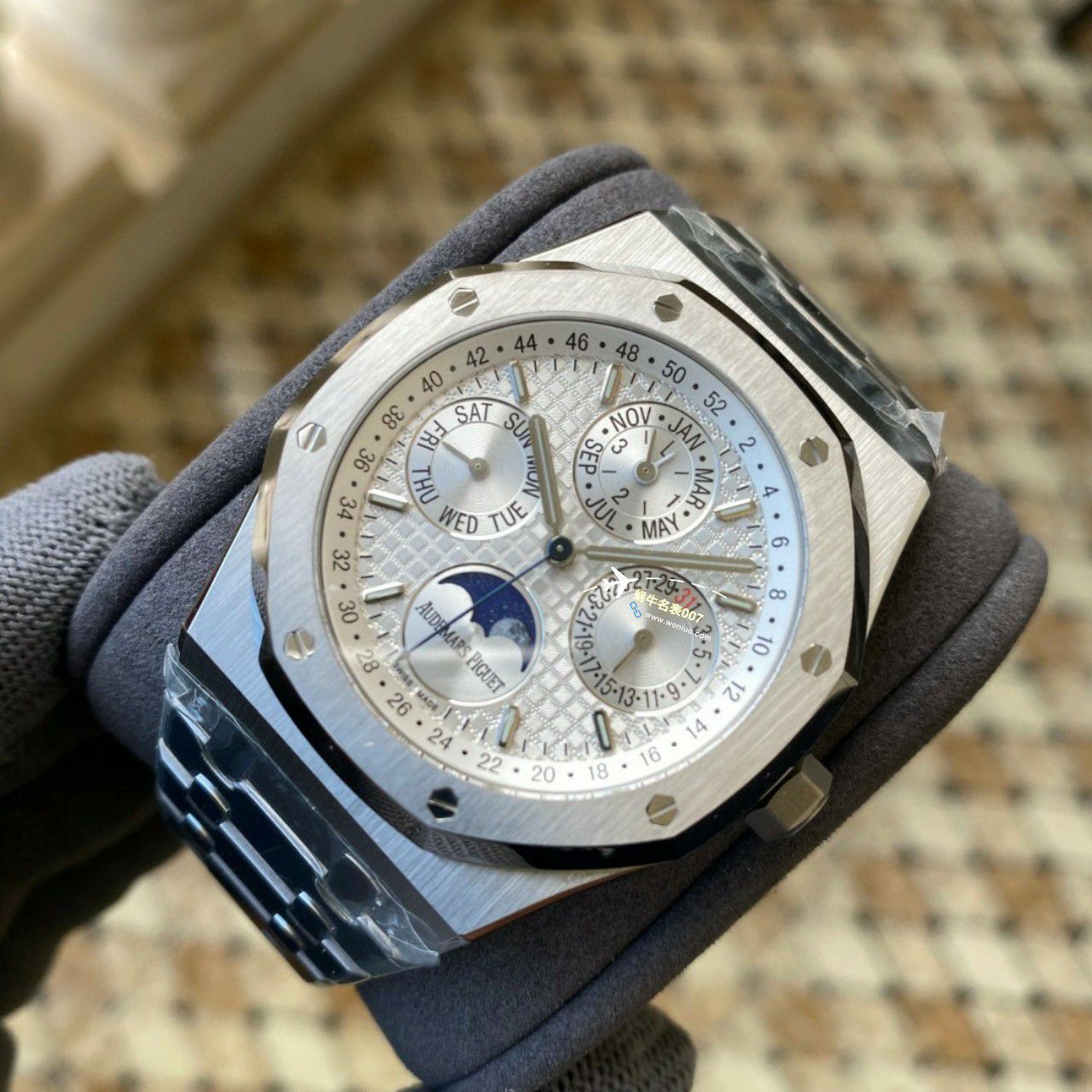 APS Factory Audemars Piguet 万年历26574PT.OO.1220PT.01，26574BA.OO.1220BA.01，26574ST.OO.1220ST.03一比一复刻高仿手表 / AP262
