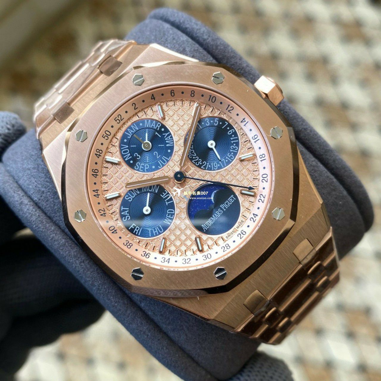 APS Factory Audemars Piguet 万年历26574PT.OO.1220PT.01，26574BA.OO.1220BA.01，26574ST.OO.1220ST.03一比一复刻高仿手表 / AP262