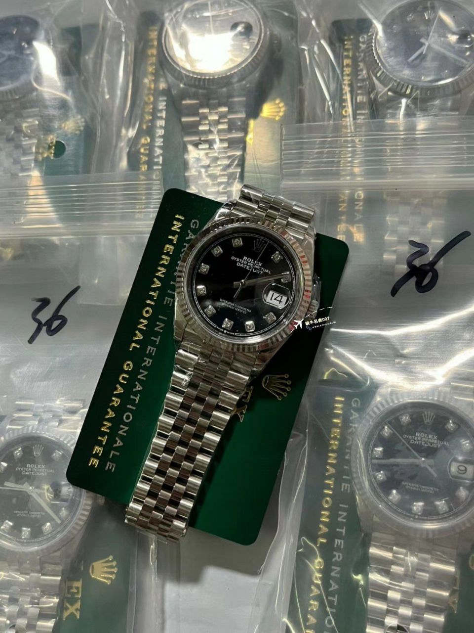 VS Factory  Rolex  Datejust 36毫米水波纹一比一高仿复刻手表 / R796