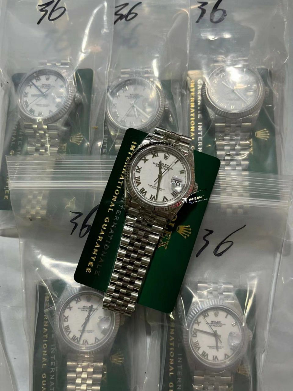 VS Factory  Rolex  Datejust 36毫米水波纹一比一高仿复刻手表 / R796
