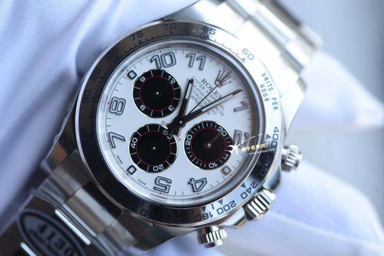 Clean Factory  Rolex 宇宙计时 Ditongna 白金4130 Movement 手表 / R797