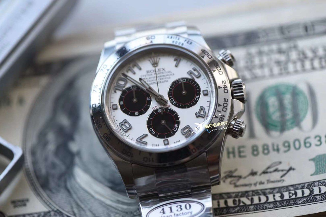 Clean Factory  Rolex 宇宙计时 Ditongna 白金4130 Movement 手表 / R797