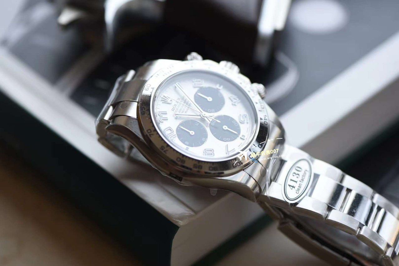 Clean Factory  Rolex 宇宙计时 Ditongna 白金4130 Movement 手表 / R797