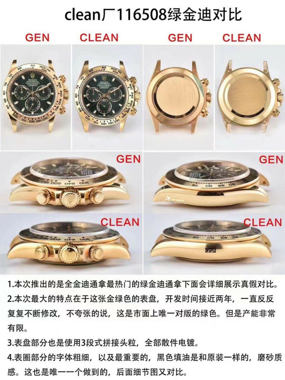Clean/C Factory  Rolex 灰胶 Ditongna m126519ln-0006一比一个精仿复刻手表 / R776