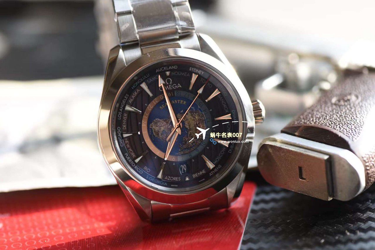 VS Factory OMEGA Seamaster 150世界时绿面盘一比一复刻手表220.30.43.22.10.001 wrist watch  / M786
