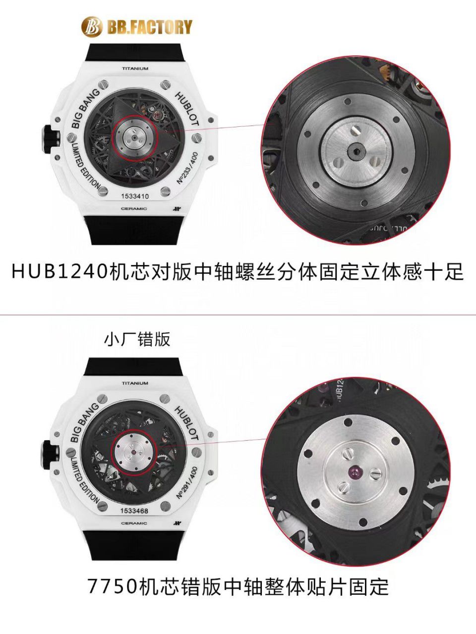 【 Video analysis 】ZF/BBF Factory  hublot BIG BANG刺青二代418.CX.1107.RX.MXM22高仿复刻手表 / YB126