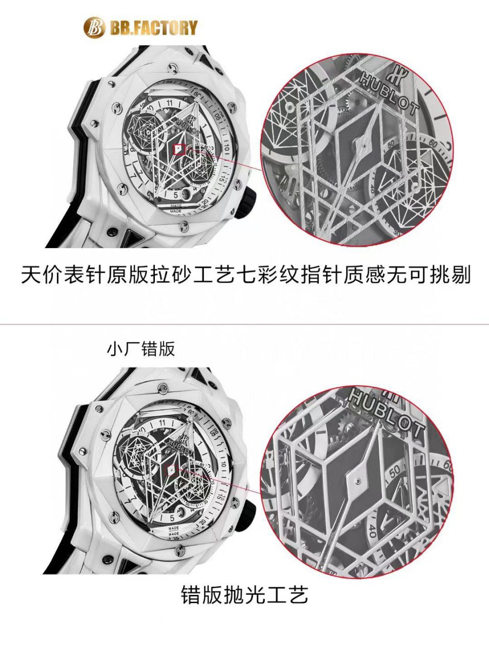 【 Video analysis 】ZF/BBF Factory  hublot BIG BANG刺青二代418.CX.1107.RX.MXM22高仿复刻手表 / YB126