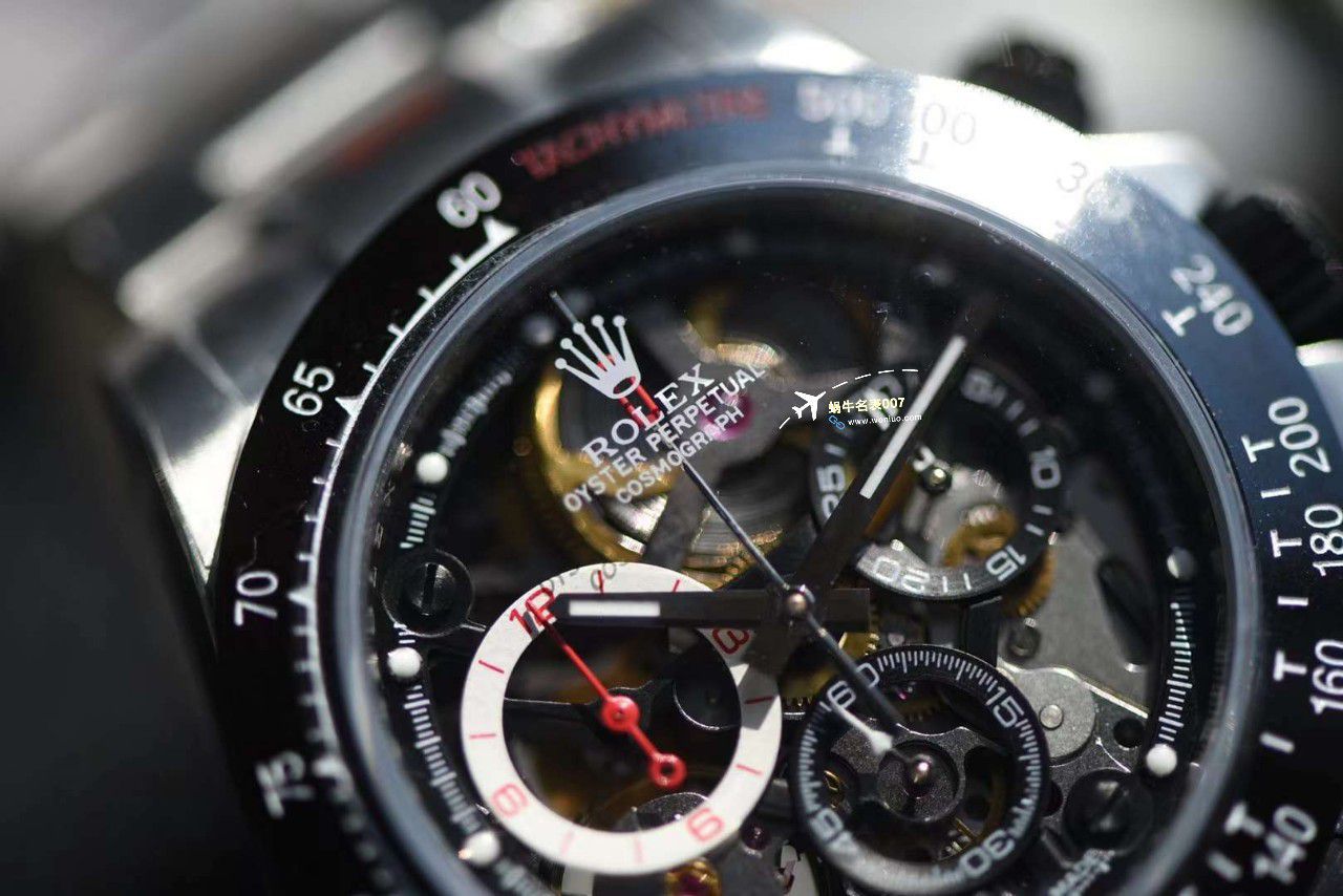 【 Video analysis 】 Rolex  Ditongna F1车手限定特别版镂空 copy customized 手表 / R800