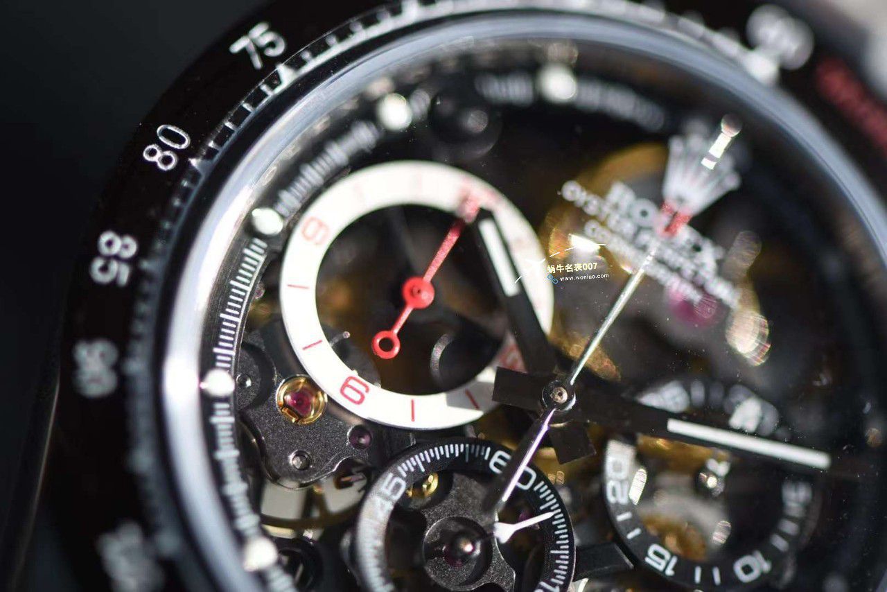 【 Video analysis 】 Rolex  Ditongna F1车手限定特别版镂空 copy customized 手表 / R800