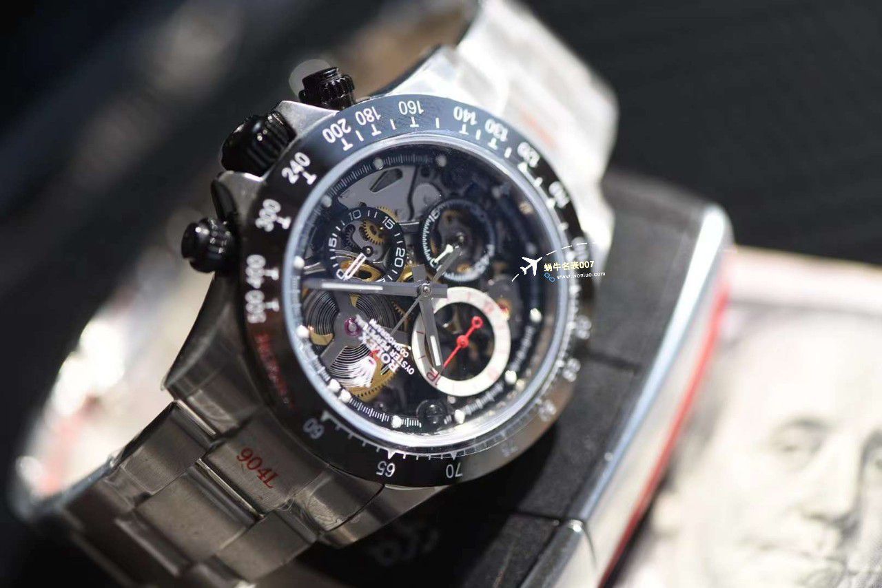 【 Video analysis 】 Rolex  Ditongna F1车手限定特别版镂空 copy customized 手表 / R800