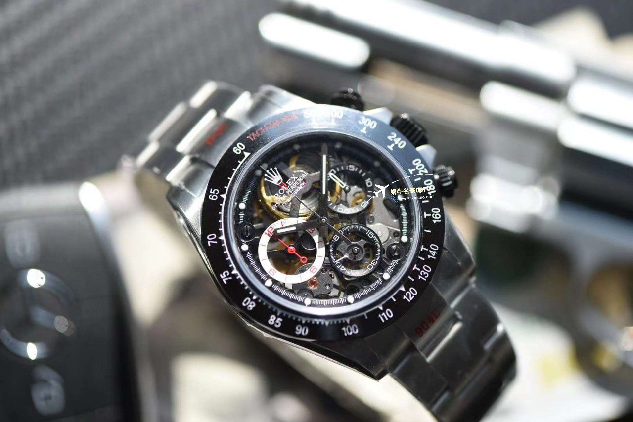 【 Video analysis 】 Rolex  Ditongna F1车手限定特别版镂空 copy customized 手表 / R800