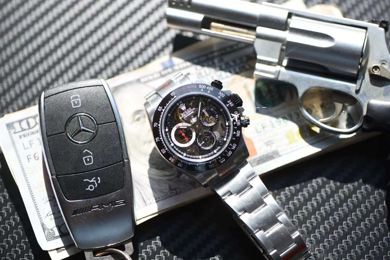 【 Video analysis 】 Rolex  Ditongna F1车手限定特别版镂空 copy customized 手表 / R800