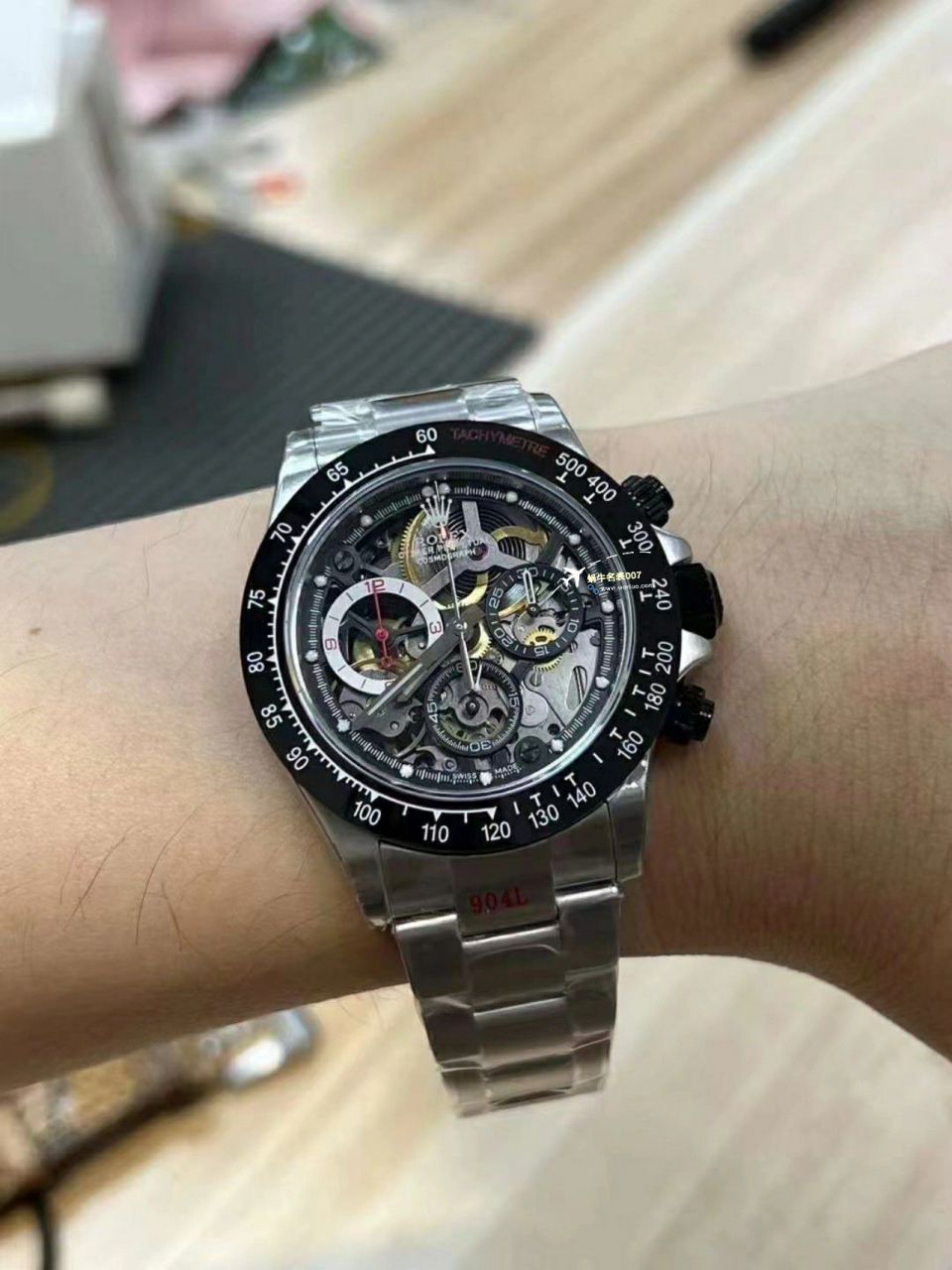 【 Video analysis 】 Rolex  Ditongna F1车手限定特别版镂空 copy customized 手表 / R800