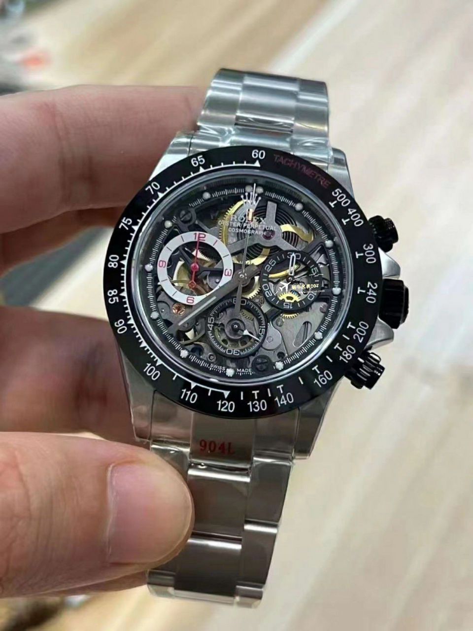 【 Video analysis 】 Rolex  Ditongna F1车手限定特别版镂空 copy customized 手表 / R800