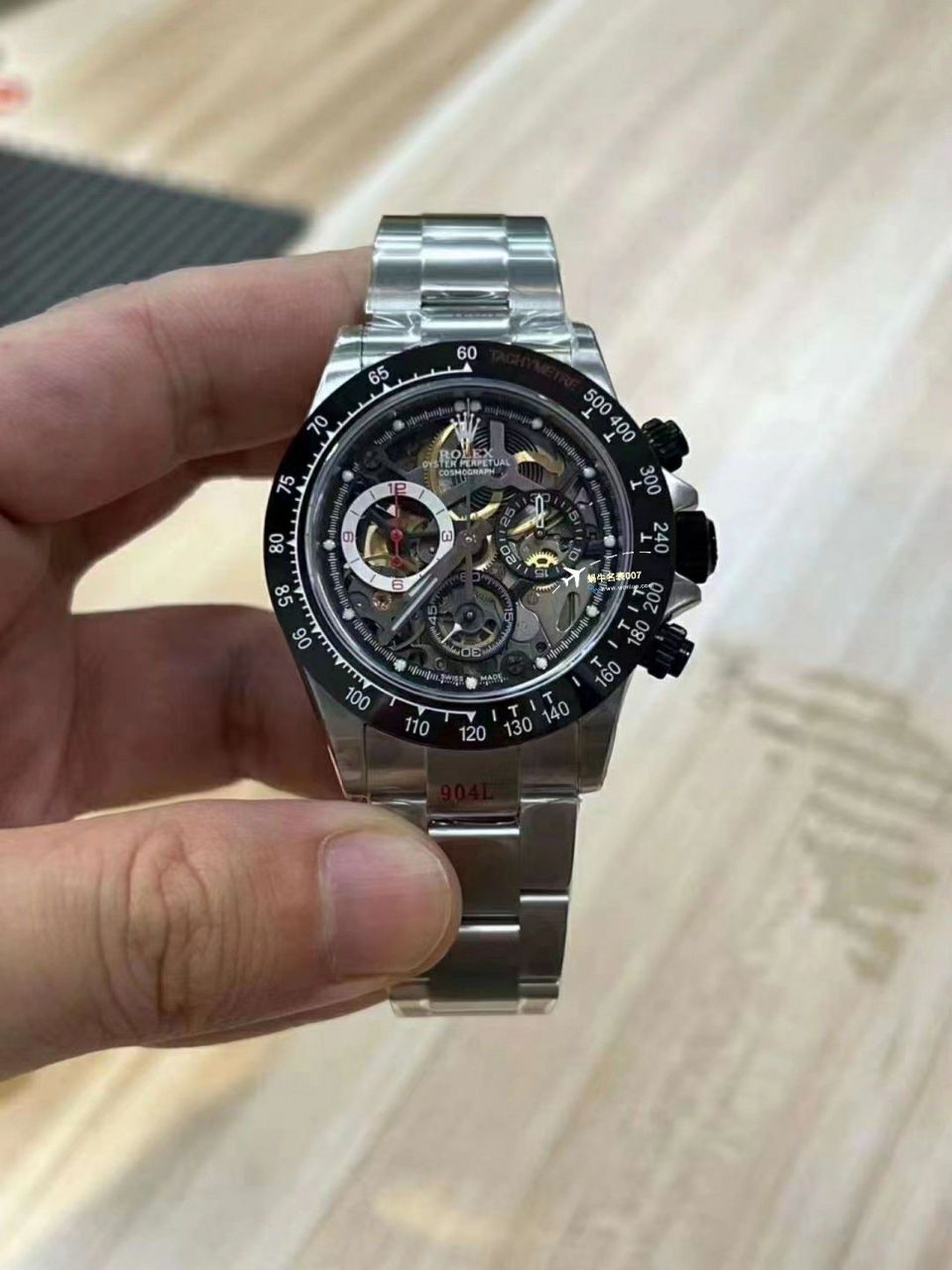 【 Video analysis 】 Rolex  Ditongna F1车手限定特别版镂空 copy customized 手表 / R800