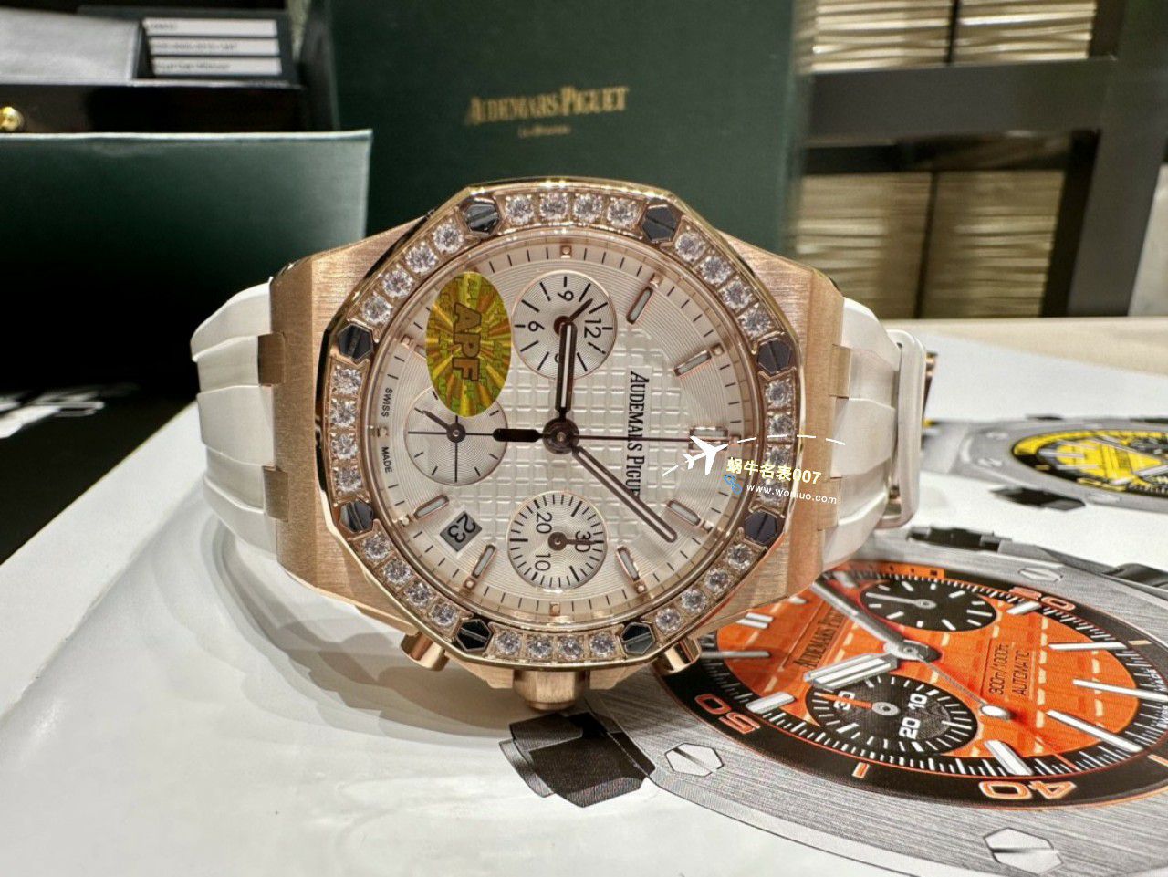 【 Video analysis 】APF Factory Audemars Piguet  Royal Oak Offshore 一比一高仿女手表26231ST.ZZ.D010CA.01，26231OR.ZZ.D003CA.01 wrist watch  / AP267
