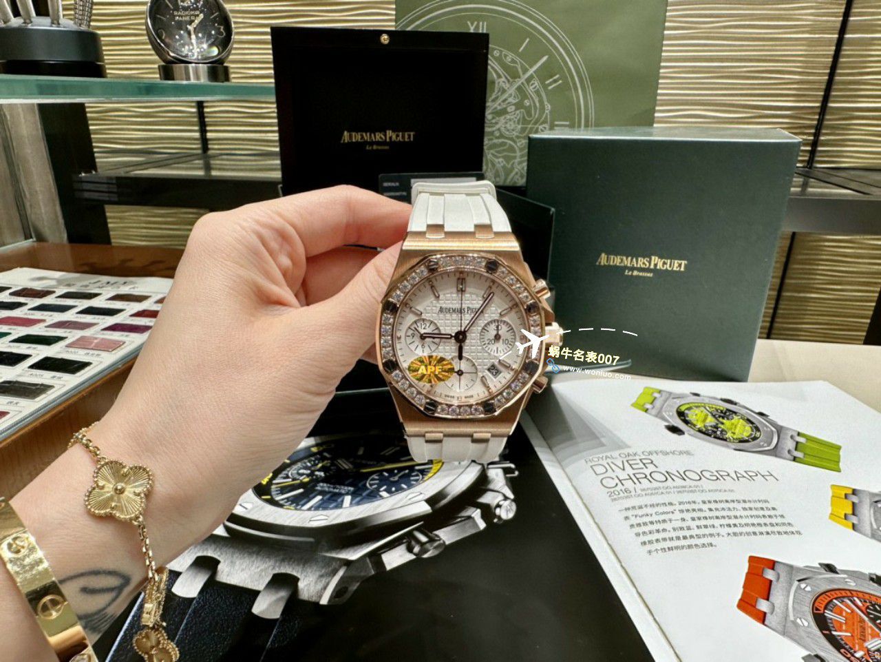 【 Video analysis 】APF Factory Audemars Piguet  Royal Oak Offshore 一比一高仿女手表26231ST.ZZ.D010CA.01，26231OR.ZZ.D003CA.01 wrist watch  / AP267