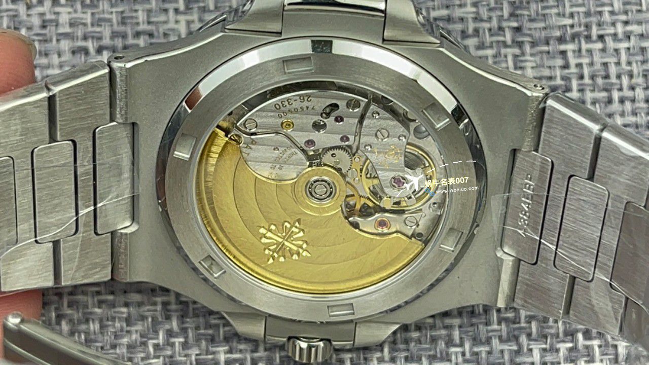 【 Video analysis 】3K一体机 PATEK PHILIPPE 绿色 Nautilus 一比一高仿复刻5711/1A-014手表 / BD386