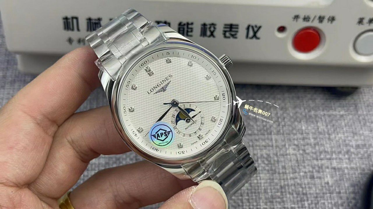【 Video analysis APS Factory 】 Longines 名匠月相一比一 top 复刻高仿手表L2.909.4.78.6，L2.909.4.78.3，L2.909.4.77.6 / L179