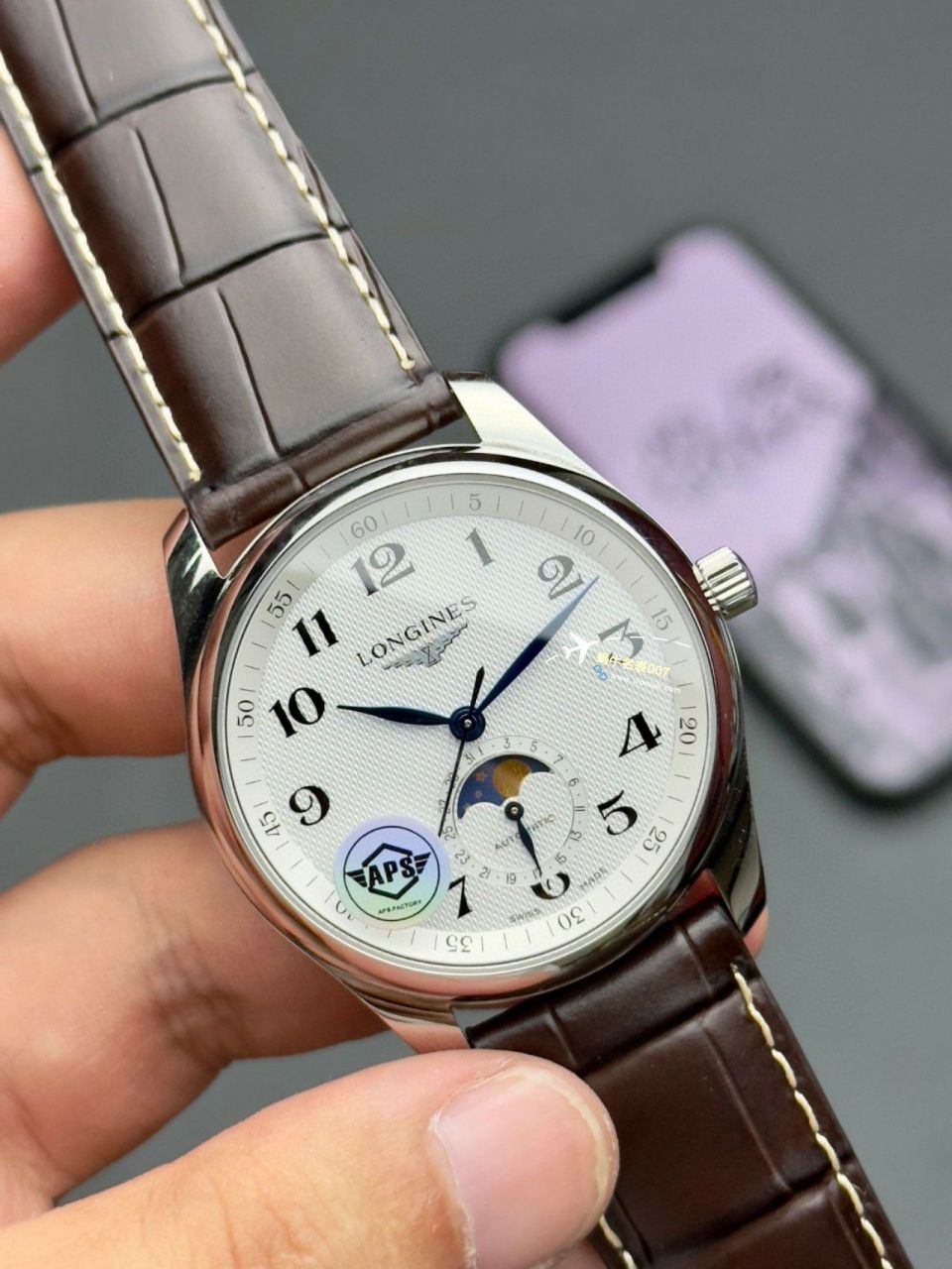【 Video analysis APS Factory 】 Longines 名匠月相一比一 top 复刻高仿手表L2.909.4.78.6，L2.909.4.78.3，L2.909.4.77.6 / L179