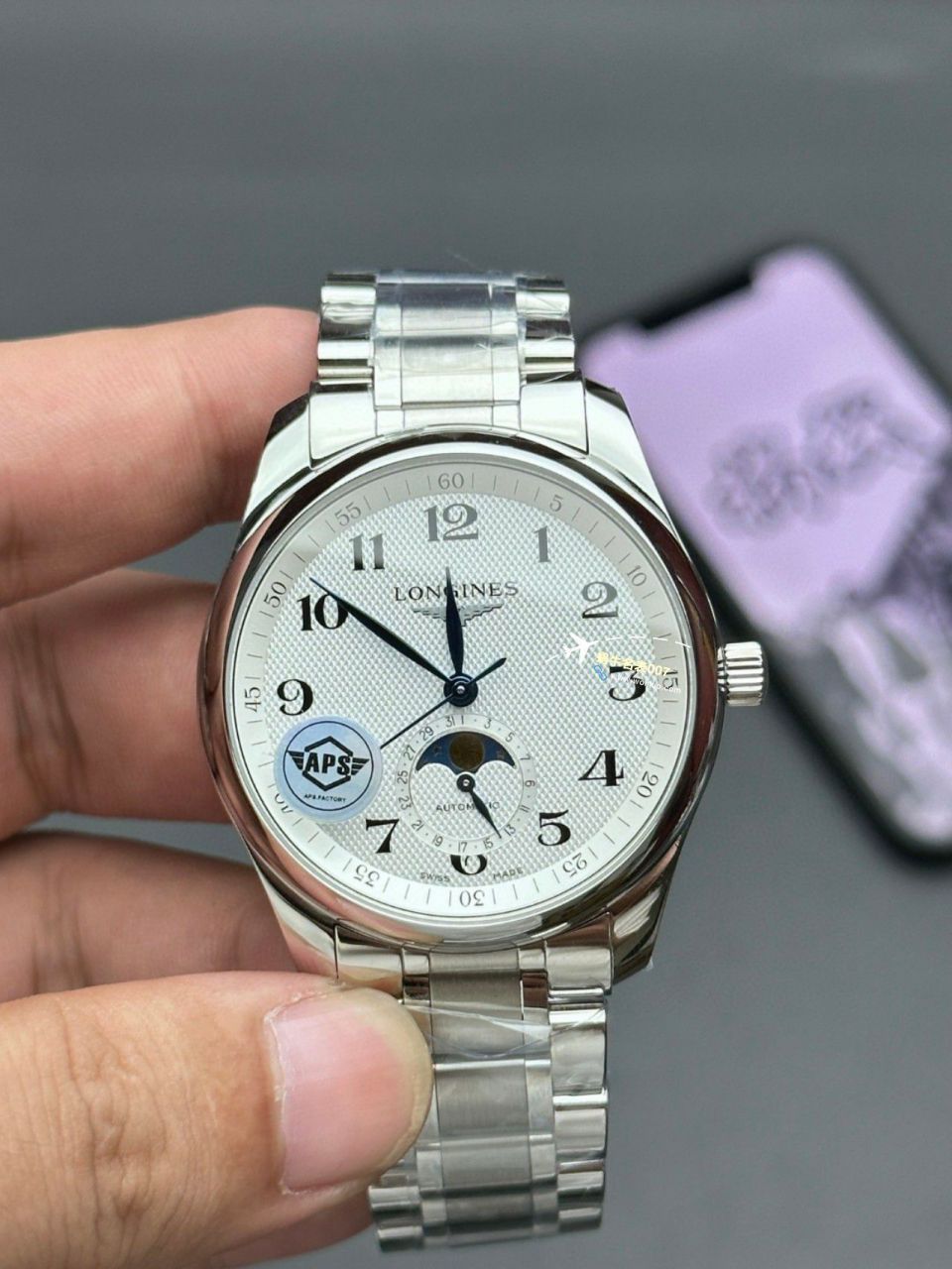 【 Video analysis APS Factory 】 Longines 名匠月相一比一 top 复刻高仿手表L2.909.4.78.6，L2.909.4.78.3，L2.909.4.77.6 / L179