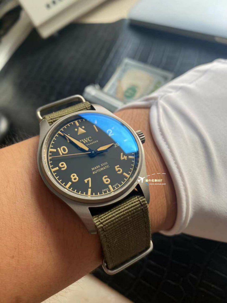 【 Video analysis 】V7 Factory  IWC 钛 MARK XVII IW327006 搭配nota watchband  超A高仿复刻手表 / WG619