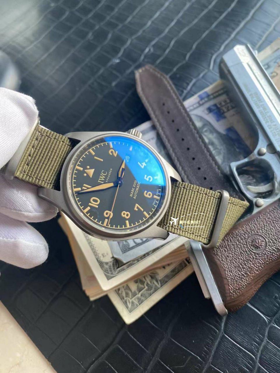 【 Video analysis 】V7 Factory  IWC 钛 MARK XVII IW327006 搭配nota watchband  超A高仿复刻手表 / WG619