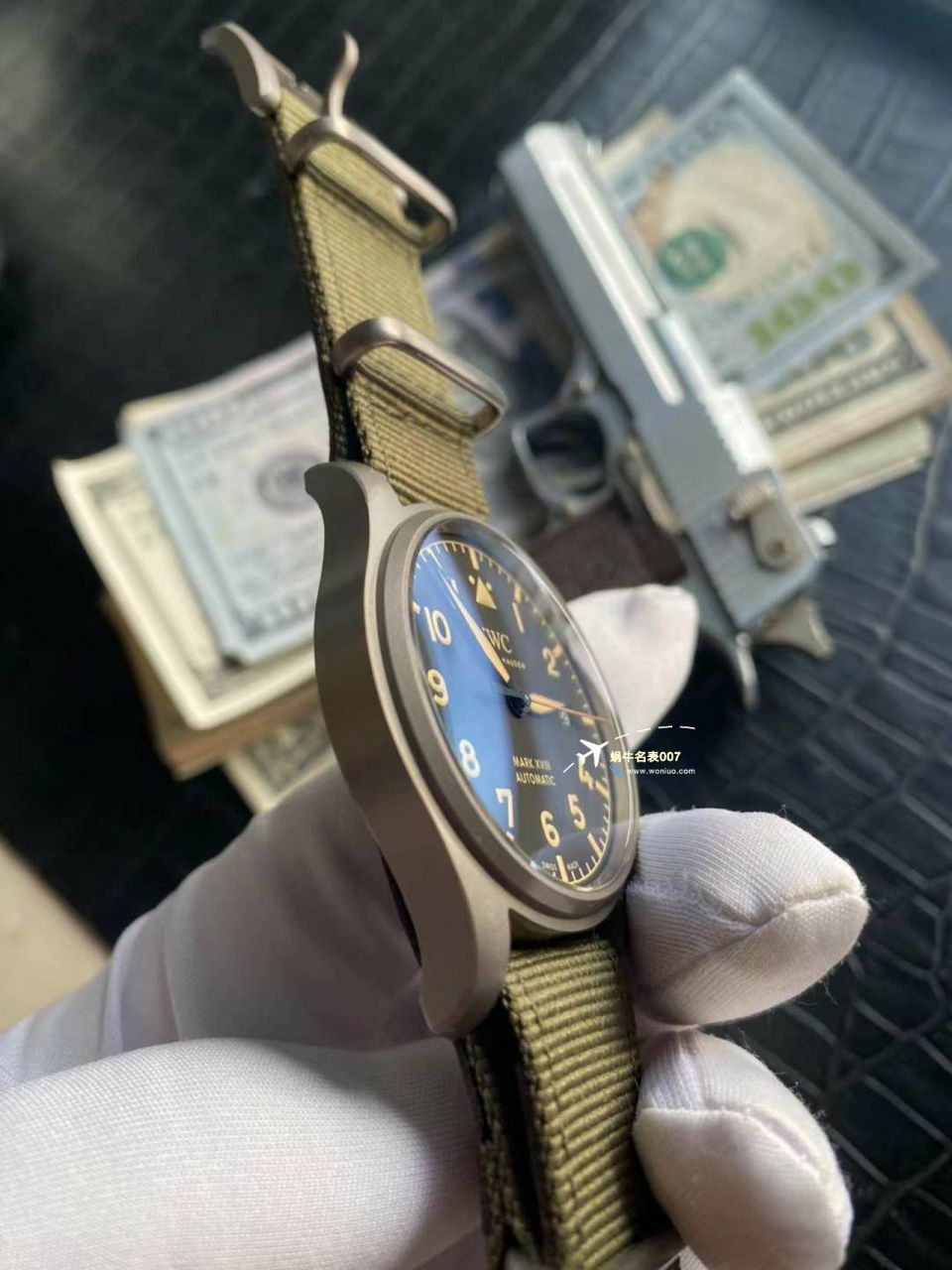 【 Video analysis 】V7 Factory  IWC 钛 MARK XVII IW327006 搭配nota watchband  超A高仿复刻手表 / WG619