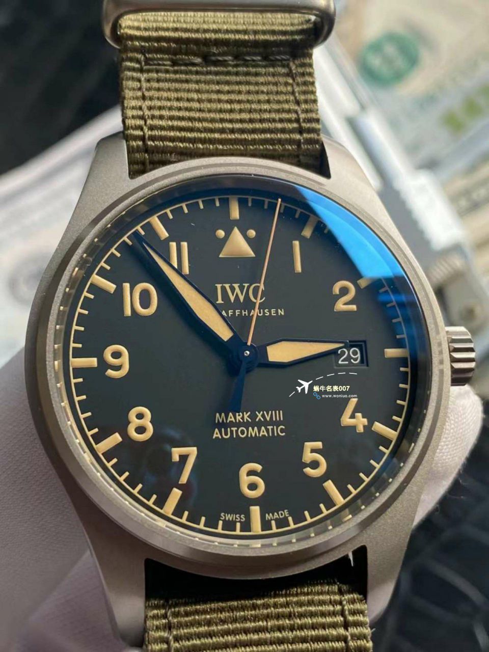 【 Video analysis 】V7 Factory  IWC 钛 MARK XVII IW327006 搭配nota watchband  超A高仿复刻手表 / WG619