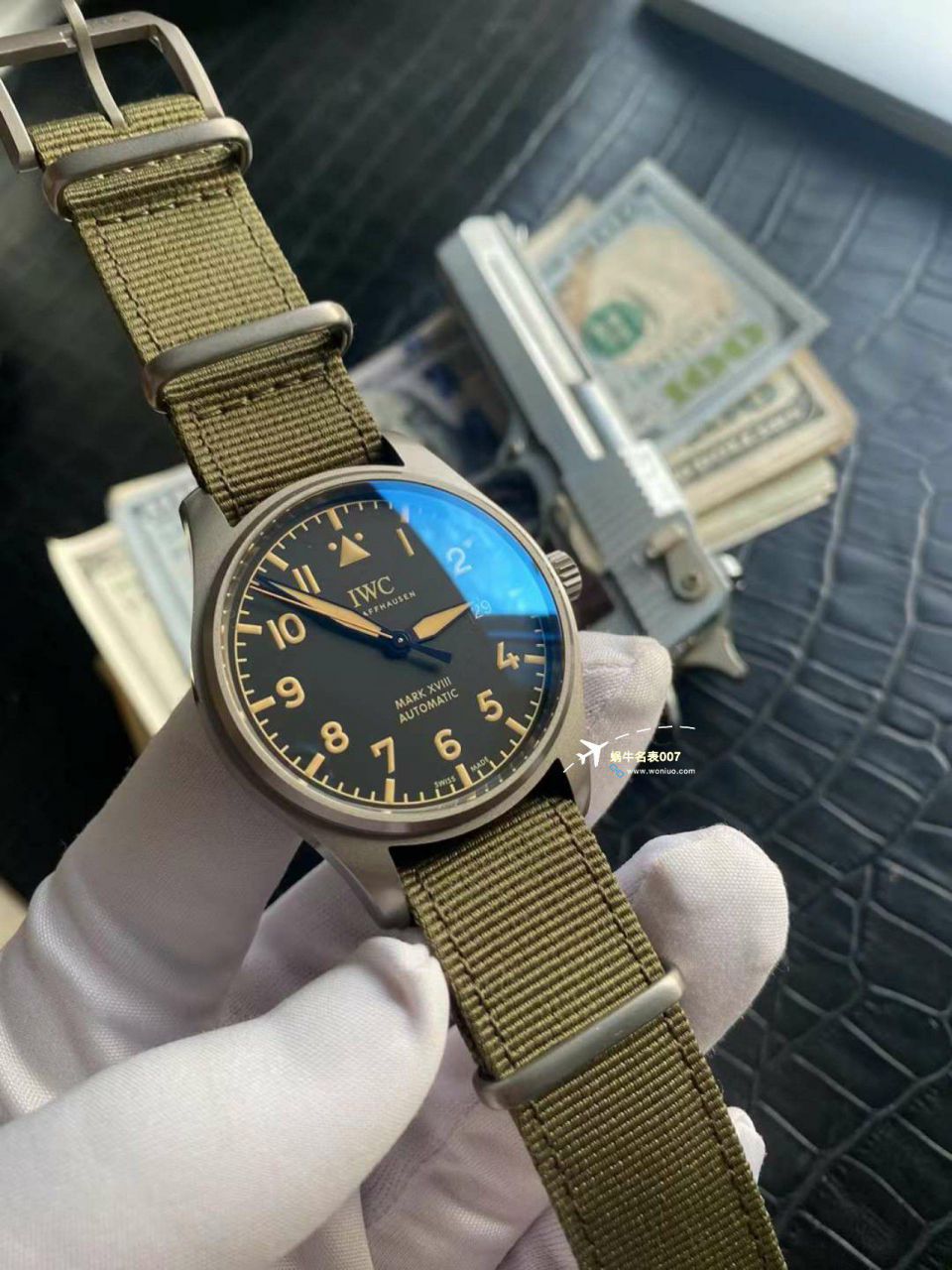 【 Video analysis 】V7 Factory  IWC 钛 MARK XVII IW327006 搭配nota watchband  超A高仿复刻手表 / WG619