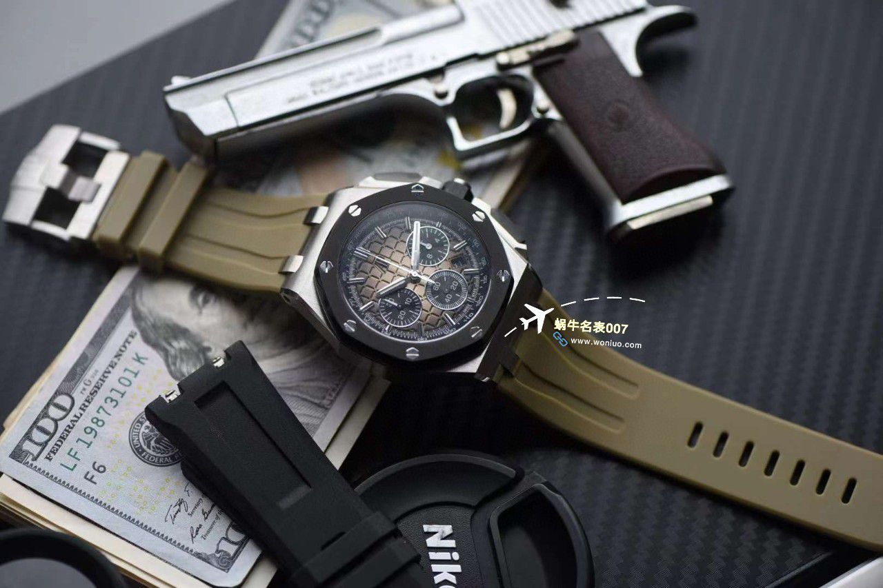【 Video analysis 】APF Factory Audemars Piguet  Royal Oak Offshore  top 复刻高仿手表26420SO.OO.A600CA.01，26420TI.OO.A027CA.01 wrist watch  / AP268