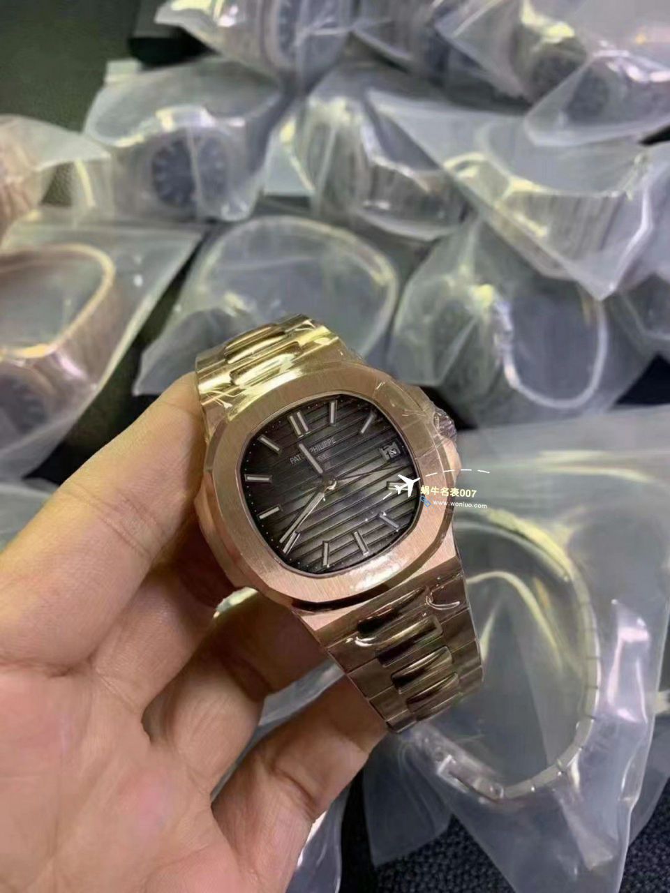 【 Video analysis 】3K一体机 PATEK PHILIPPE 绿色 Nautilus 一比一高仿复刻5711/1A-014手表 / BD386
