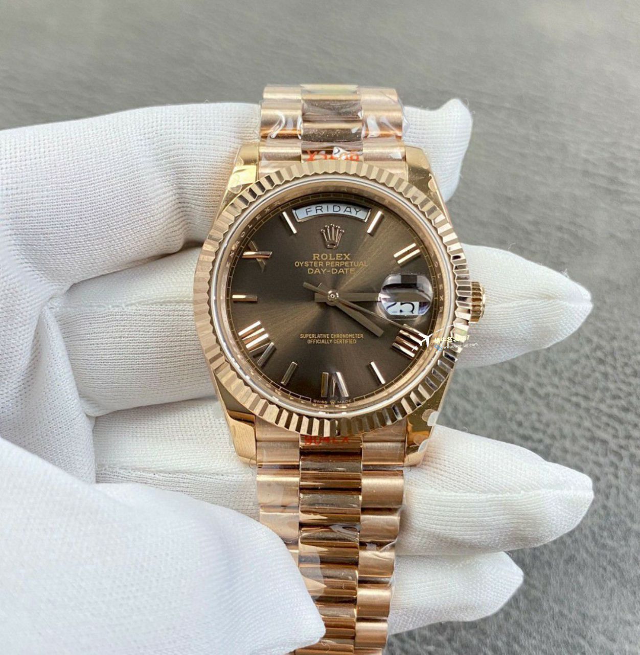 【 Video analysis 】GM Factory 黑冰糖 Adding weight 版 Rolex  Day-Date 型m228238-0004一比一复刻高仿手表 / R806