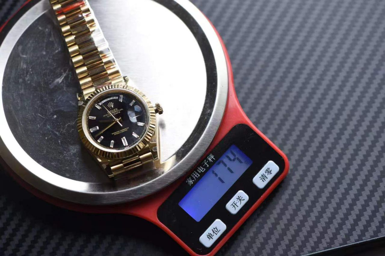 【 Video analysis 】GM Factory 黑冰糖 Adding weight 版 Rolex  Day-Date 型m228238-0004一比一复刻高仿手表 / R806