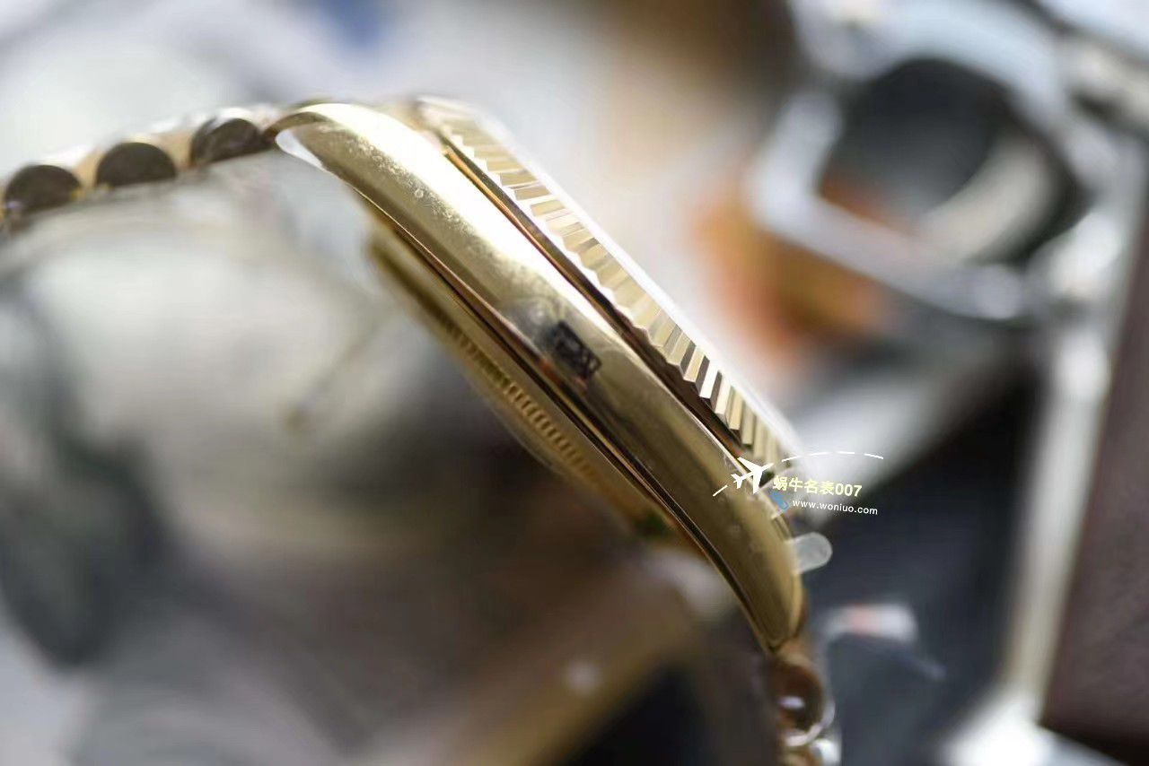【 Video analysis 】GM Factory 黑冰糖 Adding weight 版 Rolex  Day-Date 型m228238-0004一比一复刻高仿手表 / R806