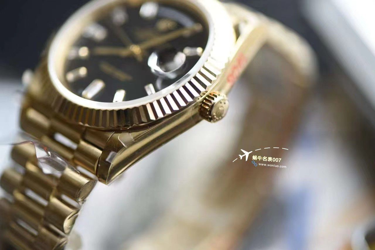 【 Video analysis 】GM Factory 黑冰糖 Adding weight 版 Rolex  Day-Date 型m228238-0004一比一复刻高仿手表 / R806