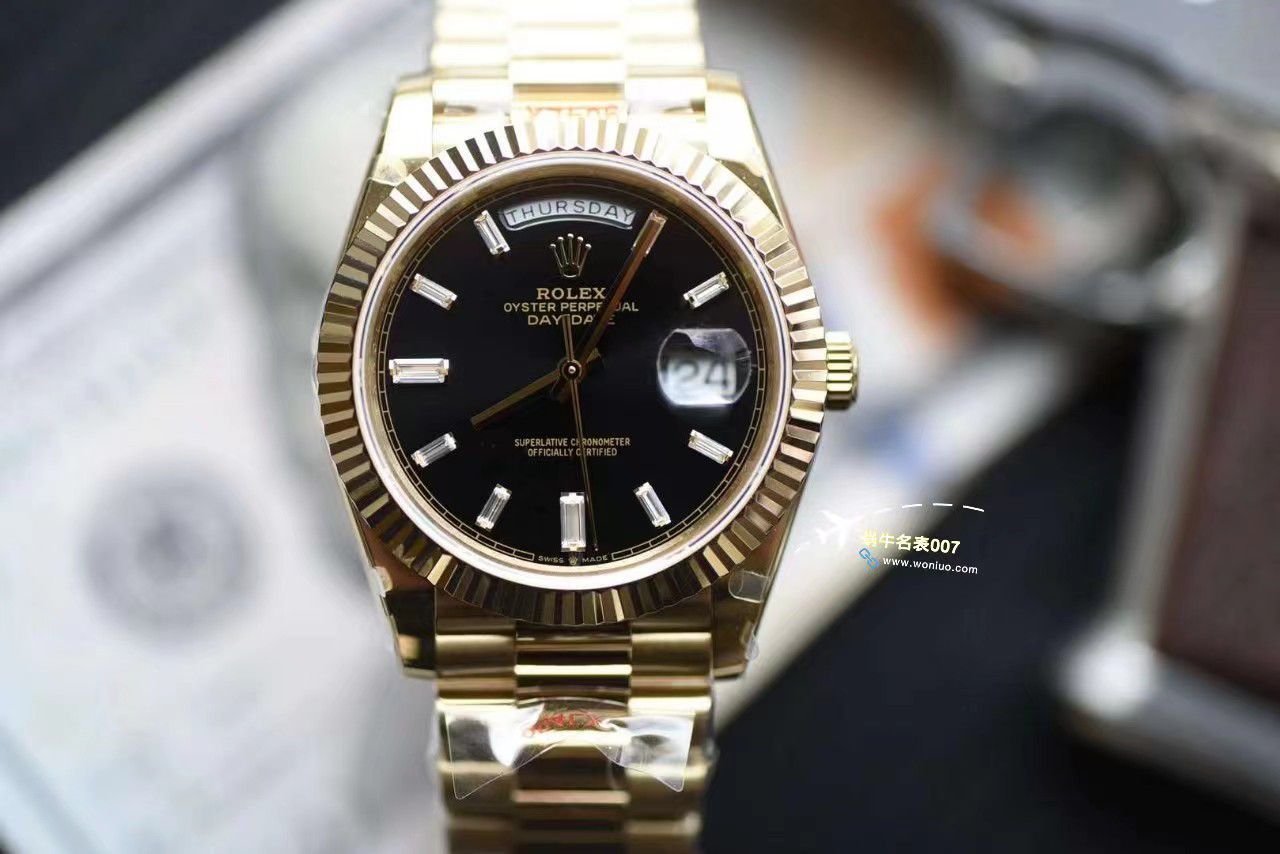 【 Video analysis 】GM Factory 黑冰糖 Adding weight 版 Rolex  Day-Date 型m228238-0004一比一复刻高仿手表 / R806