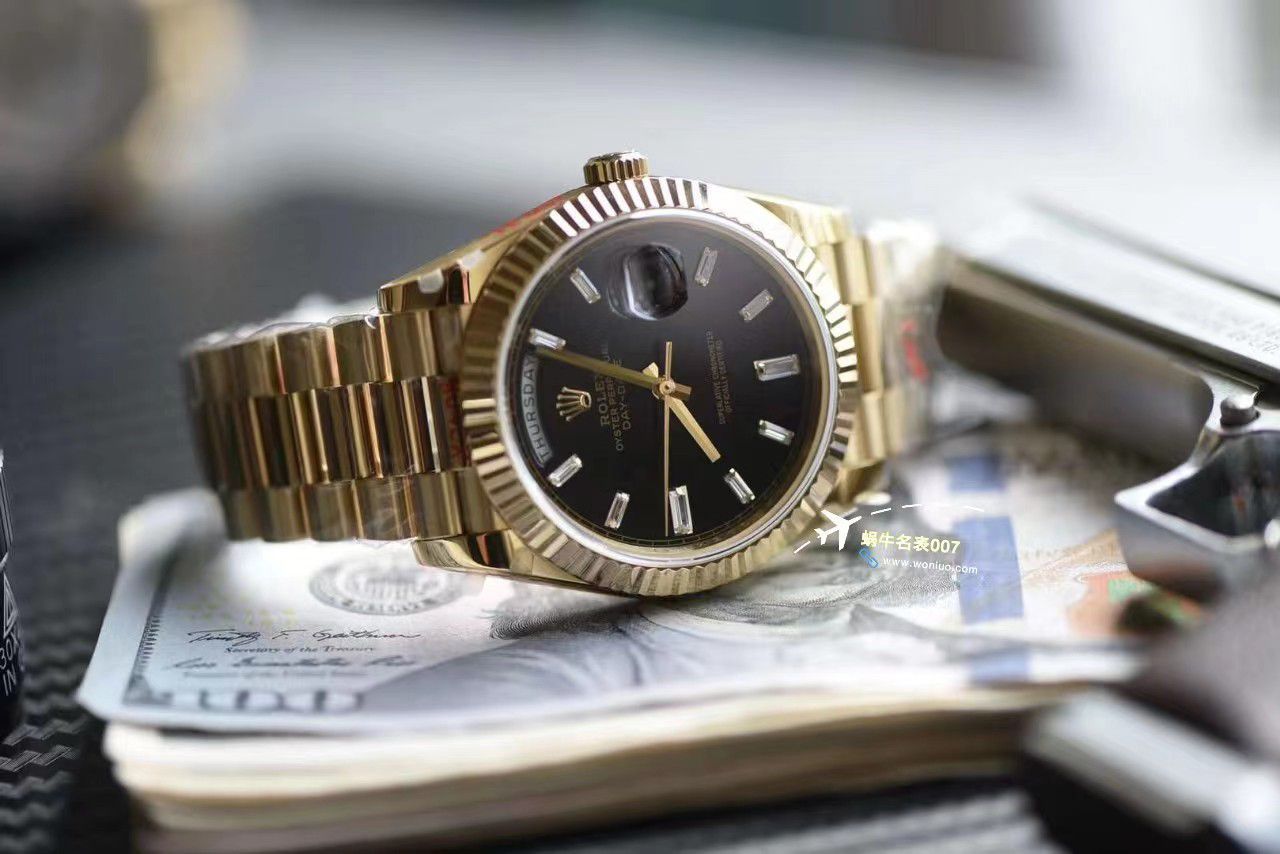 【 Video analysis 】GM Factory 黑冰糖 Adding weight 版 Rolex  Day-Date 型m228238-0004一比一复刻高仿手表 / R806