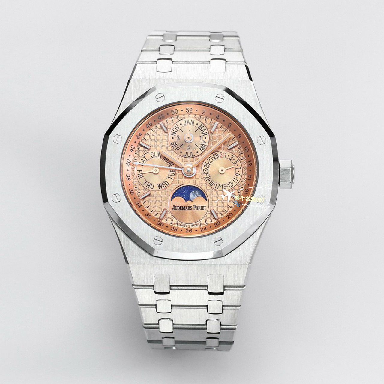 【 Video analysis 】BBR Factory Audemars Piguet 皇家橡树万年历一比一高仿 top 复刻手表26574ST.OO.1220ST.03，26574PT.OO.1220PT.01，26574OR.OO.1220OR.03等 wrist watch  / AP269