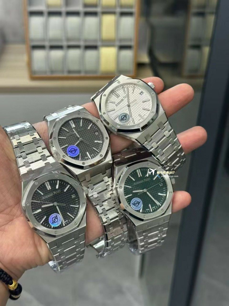 【 Video analysis 】APS Factory Audemars Piguet 皇家橡树50周年纪念15510ST.OO.1320ST.09，15510ST.OO.1320ST.08一比一复刻高仿手表 / AP270